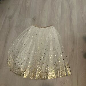 Long Sparkly Skirt.